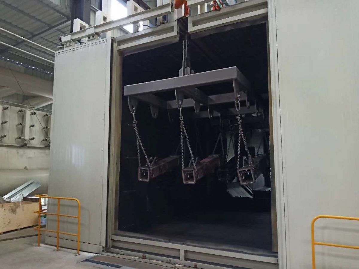 自行葫蘆噴砂線